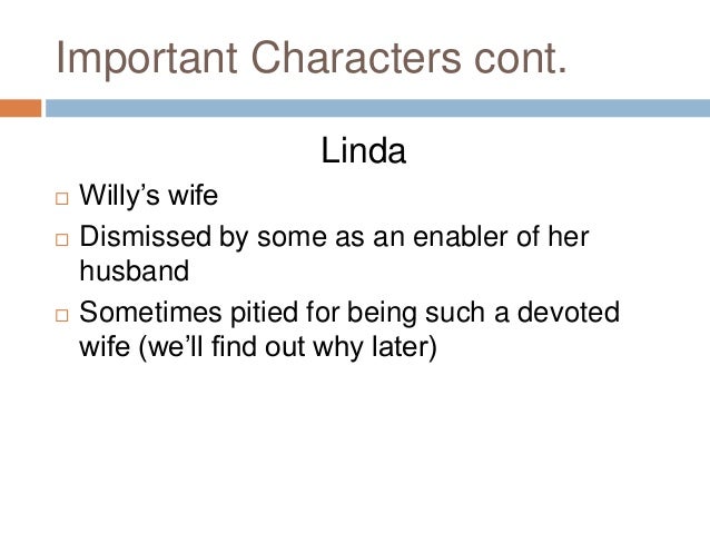 Death Of A Salesman Character Chart