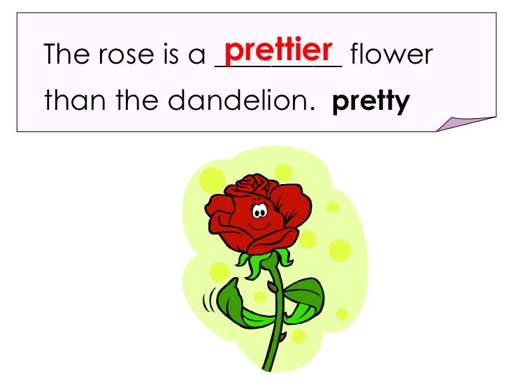 Comparative Superlative adjectives