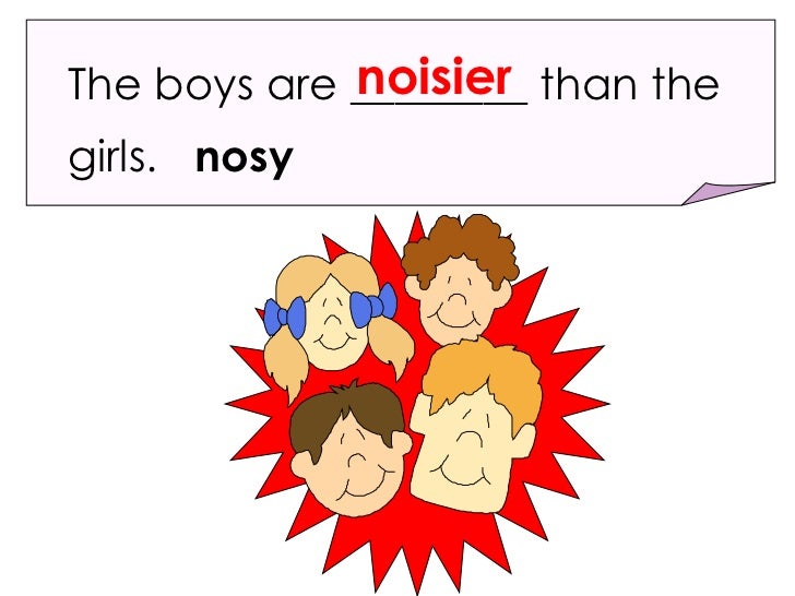 Adjectives noisy