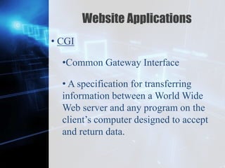 Website Basics and Categories | PPTX