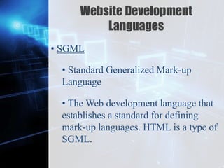 Website Basics and Categories | PPTX