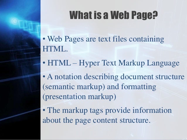 How the Web Works Using HTML