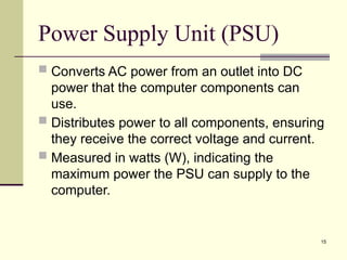 Computer Science Psu Component Computer Fundamentals and Programming Revised 2024 | PPTX