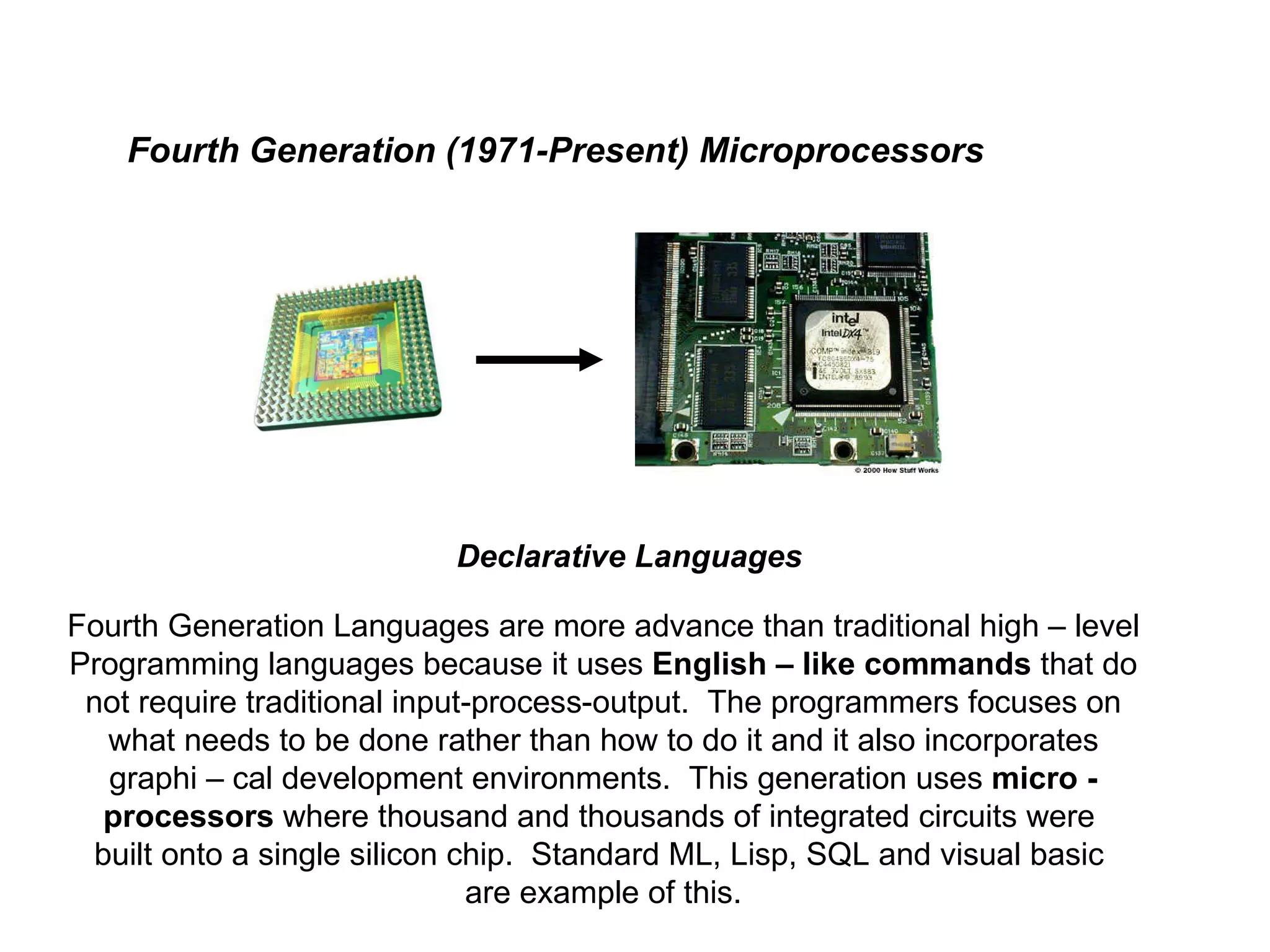Generations of Programming Languages | PPT