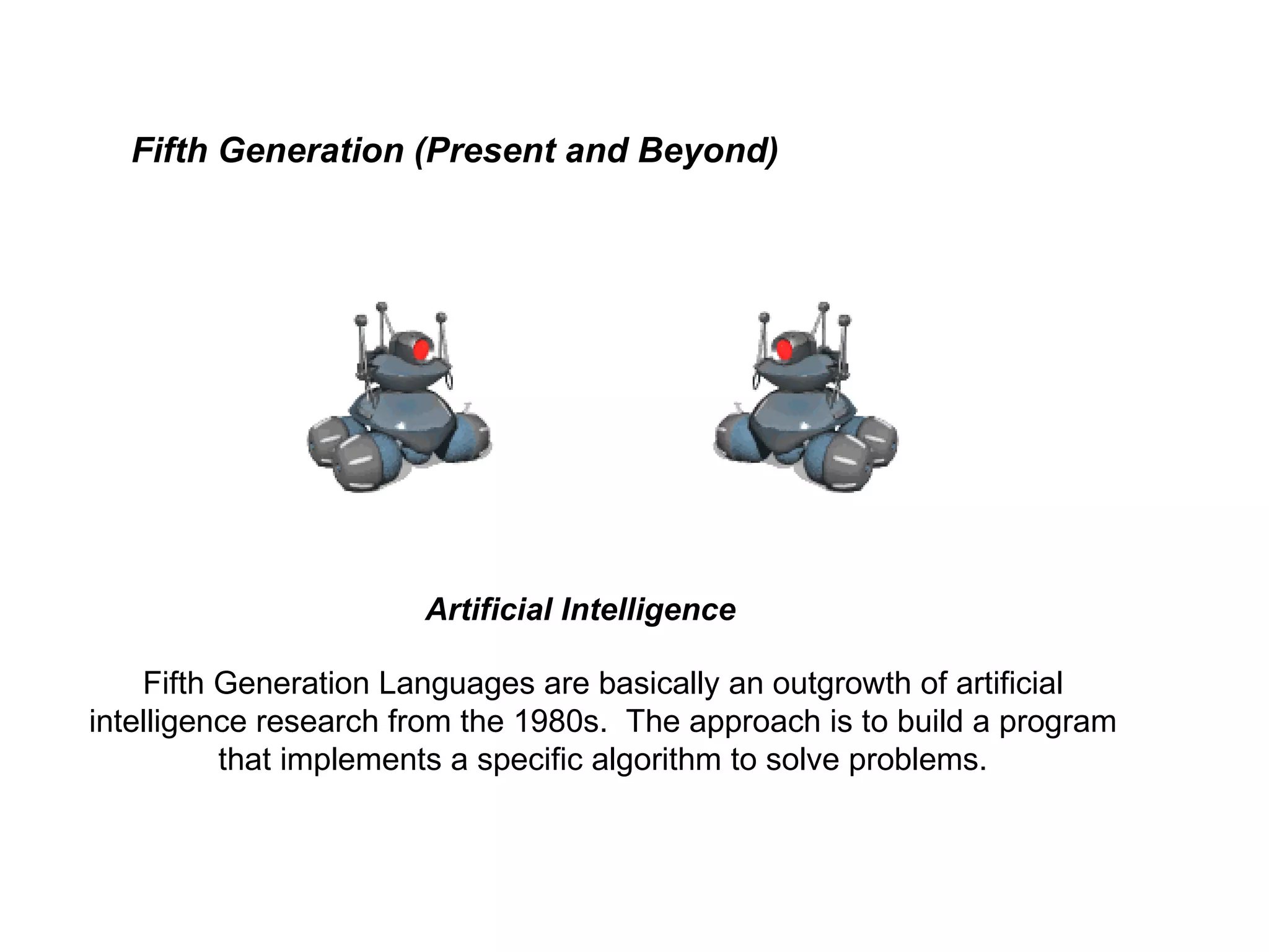Generations of Programming Languages | PPT