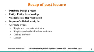COMP232 DBMS Lecture 4 - Database Design.pptx