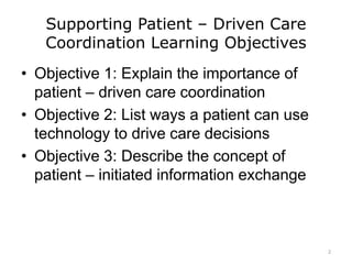 Patient Centered Care | Unit 4d Lecture | PPTX