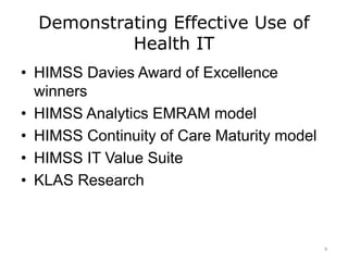Himss Model Quality Measurement and Improvement Lecture 3_slides | PPTX