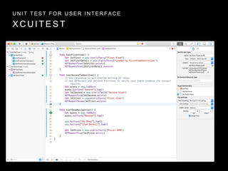 iOS quick grab on XCTest XCUITest | PPT