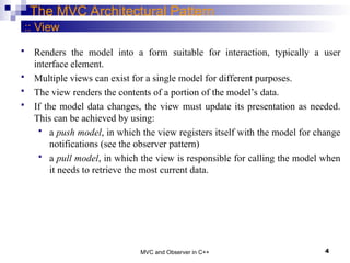 The MVC (Model–View–Controller) Design Pattern Slides on SlideShare are ...