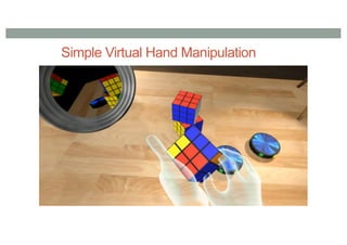 Simple Virtual Hand Manipulation
 