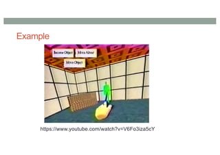 Example
https://www.youtube.com/watch?v=V6Fo3iza5cY
 