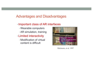 2022 COMP4010 Lecture4: AR Interaction | PDF