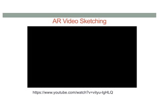 AR Video Sketching
https://www.youtube.com/watch?v=vityu-IgHLQ
 