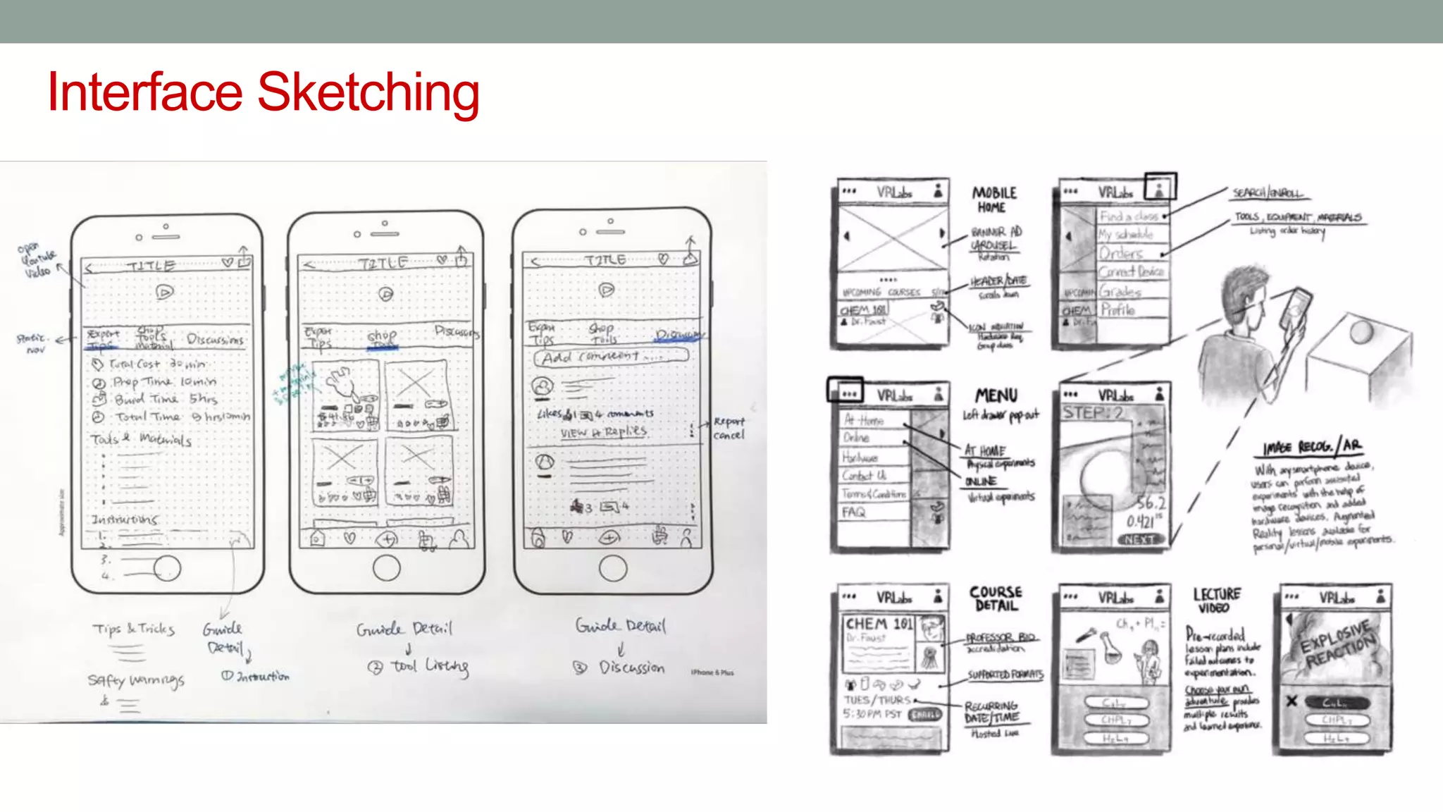 Interface Sketching
 