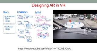 Designing AR in VR
https://www.youtube.com/watch?v=TfQJhSJQiaU
 