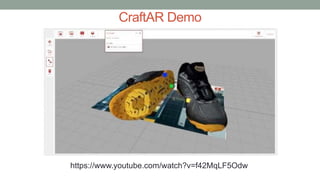 CraftAR Demo
https://www.youtube.com/watch?v=f42MqLF5Odw
 