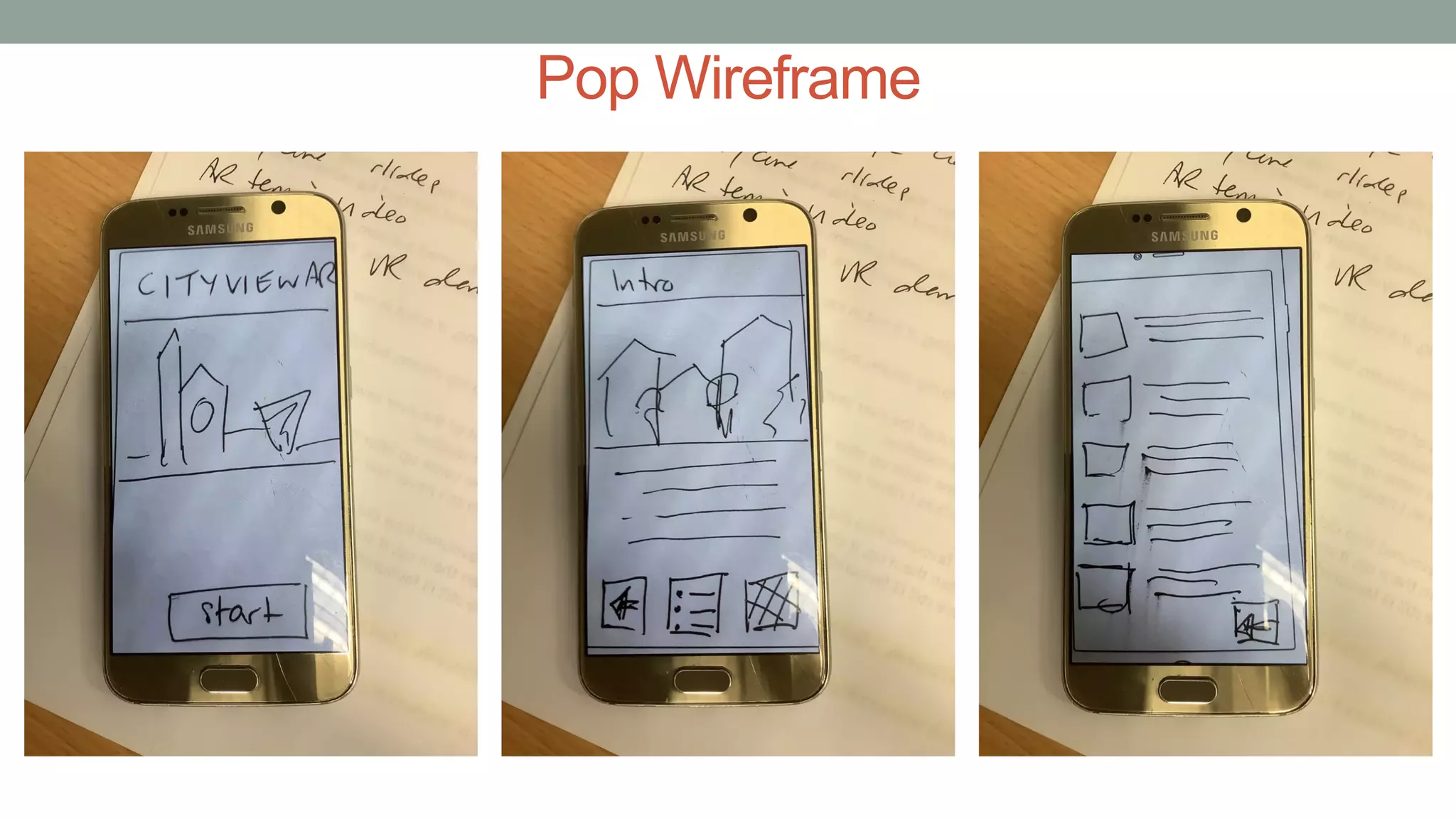 Pop Wireframe
 