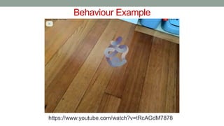 Behaviour Example
https://www.youtube.com/watch?v=tRcAGdM7878
 