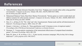 Human-Centric and Usable Security: Enhancing Cybersecurity Through ...