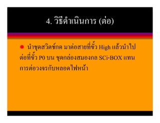 F F High F
F P0 F SCi-BOX
F F
4. ( F )
 