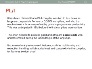 Pl1 Code History of Computer programming languages 6411.111.history.ppt