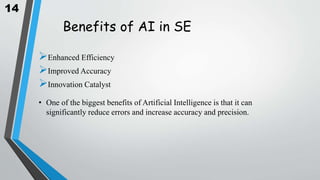 ARTIFICIAL INTELLIGENCE IN SOFTWARE ENGINEERING | PPTX