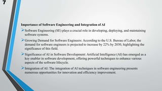 ARTIFICIAL INTELLIGENCE IN SOFTWARE ENGINEERING | PPTX