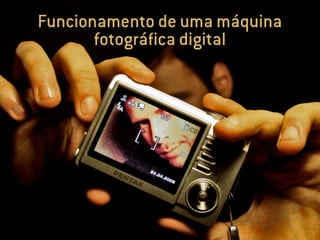 Funcionamento de uma máquina
       fotográﬁca digital
 