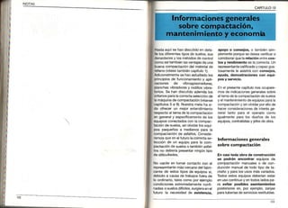 CAPITULOIO
aquise handiscutidoen deta
lelosdiferentestiposdesuelos.sus
idadesy los métodosde control
apoyoo conse¡os,o tambiénsim-
plementeporquesedeseaverificaro
corroborarquelarelaciónentrecos-
tos y rend¡m¡entoeslacorrecta.Un
representantecalificadoy capazgus
tosamentele asistirácon consejos,
ayuda,demostrac¡onescon equi-
posy sefvic¡o.
Ene¡presentecapítulonosocupare-
mosde indicacionesgeneralessobre
eltemadelacompactacióndesuelos
yel mantenimientodeequiposparala
compactacióny sinolvidarporellode
hacerconsideracionesde interésge-
neraltanto para el operariocomo
igualmentepara los dueñosde los
equipos,contratistasy jefesde obra.
Comoasítamb¡énlasventajasde una
buenacompactacióndelmaterialde
relleno(véasetambiéncapítulo1)
Adicionalmentesehanestudiadolos
principiosde funcionamientoy apli-
caciones de vibroapisonadores,
planchasvibradorasy rodillosvibra-
torios.Se handiscutidoademáslos
cr¡terjosparalacorrectaselecc¡ónde
lamáqu¡nadecompactación(véanse
capÍtulos5 a 9).Nuestrametahasi
do ofrecerun meiorentendimiento
respectoaltemadelacompactación
en generaly específicamentede los
equ¡posconectadosconlacompac
taciónde sL¡elos,sinolvidarlosequi
Pos pequeñosa medianospara la
compactaciónde asfaltos.Conside-
ramosqueenelfuturolacorrectase-
lecciónde un equipoparala com-
pactaciónde sueloso iambiénasfal-
tos no deberíapresentarningúntipo
de dif¡cultades.
No vac¡leen tomarcontactocon el
representantemáscercanodelfabri-
cante de estostiposde equipossi,
debidoa causade trabajosfuerade
lo ord¡nario,talescomoporejemplo
condicionesextremadamenteconfi-
nadaso suelosdifíciles,surgie¡aenel
futuro la necesidadde as¡slenc¡a,
Informacionesgenerales
sobre compactac¡ón
Encas¡toda obrade construcc¡ón
se podrán encontrar equiposde
compactaciónmanualeso de con-
ducciónmanualde todotipo de ta-
mañoy paralosusosmásvariados.
Todosestoseqoiposdeberíanestar
enusocontinuoyen todosladospa-
ra evitar posibles asentamientos
posterioresen, por ejemplo,zanjas
paratuberíasdeserviciosrest¡tuídas.
t23
 