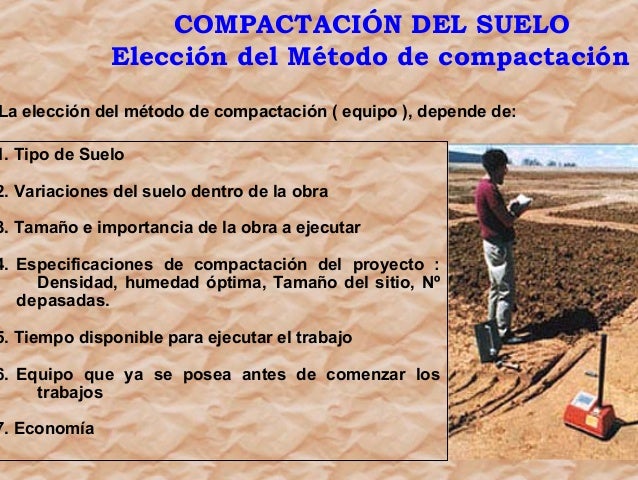 Compactacion suelos