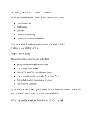 Compact Explosion Proof Mini IR Camera Complete Guide.pdf