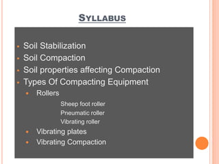 Compaction equipment | PPTX