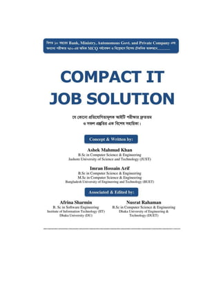 Compact it job solution part 01 (Preliminary) | PDF