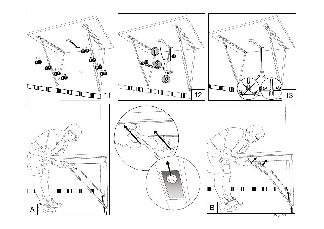 Folding Table Assembly Instructions Rev. 03