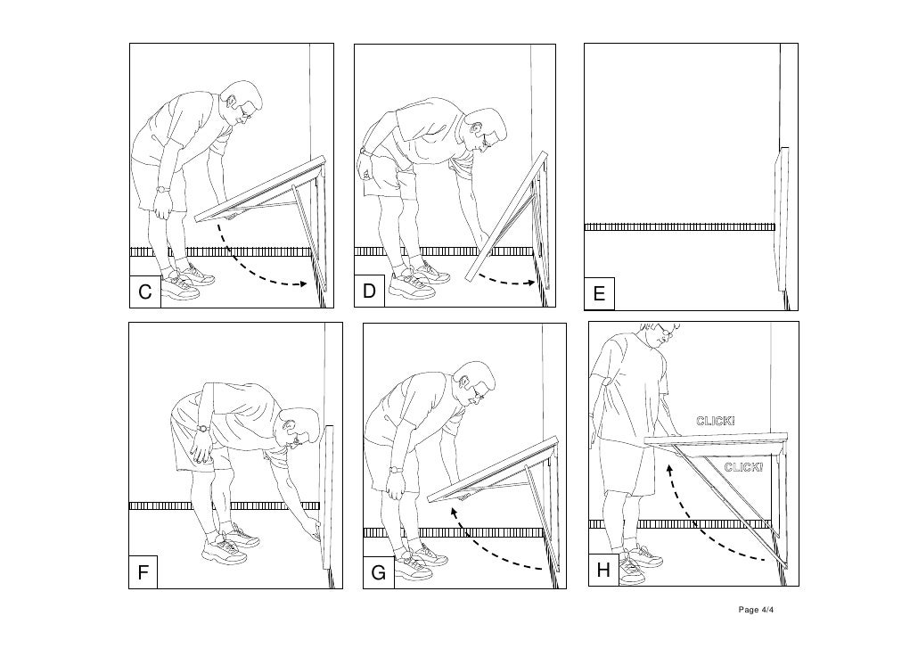 Folding Table Assembly Instructions Rev. 03
