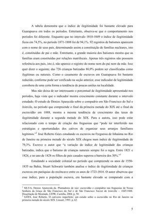 Compadrio E EscravidãO Em Guarapuava