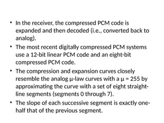 Comprehensive Overview of Companding and Delta Modulation Techniques in ...