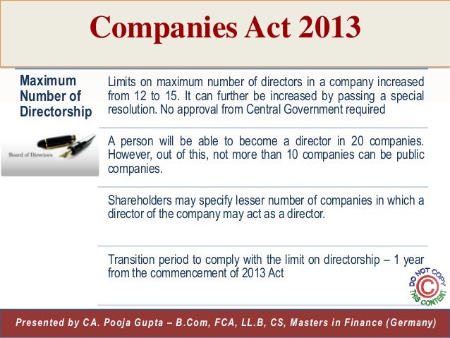 Companies Act 2013