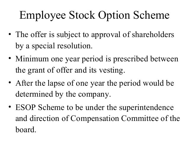 Employee stock options sars