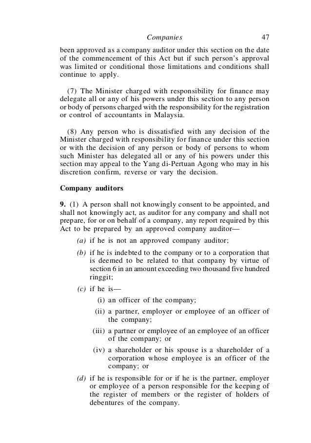 The Companies Act