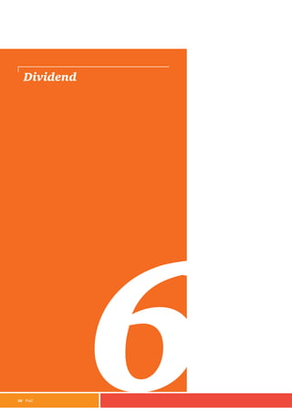 30	PwC
Dividend
6
 