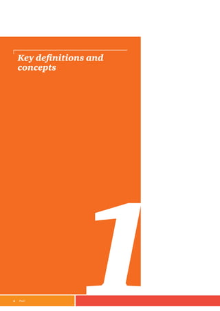 6 PwC
Key definitions and
concepts
1
 