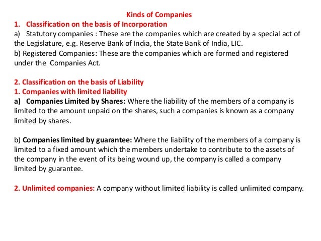  Company Limited By Guarantee India What Is A Company Limited By 