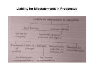 Liability for Misstatements in Prospectus
 