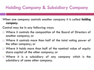 Companies act,1956 | PPTX