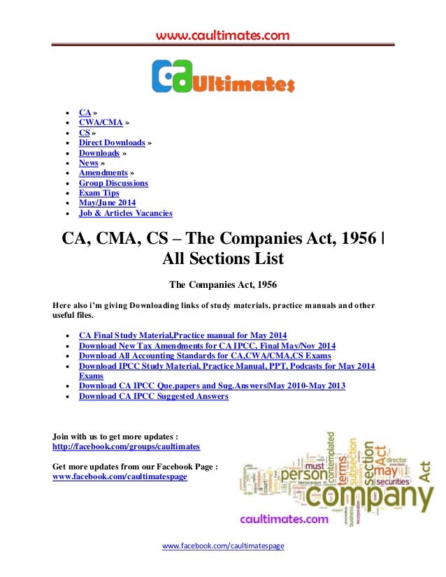 companies act 1956 all sections list balance sheet format in excel for proprietorship business of final account