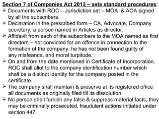 Companies act 1956 | PPT