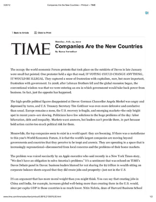 Companies are the new countries