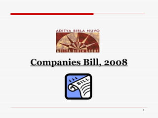 Companies Bill, 2008 